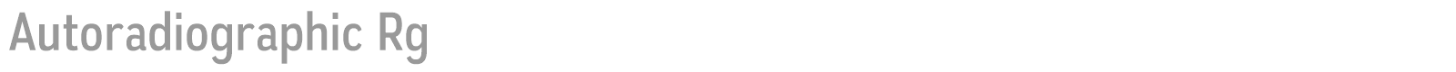 Autoradiographic font preview